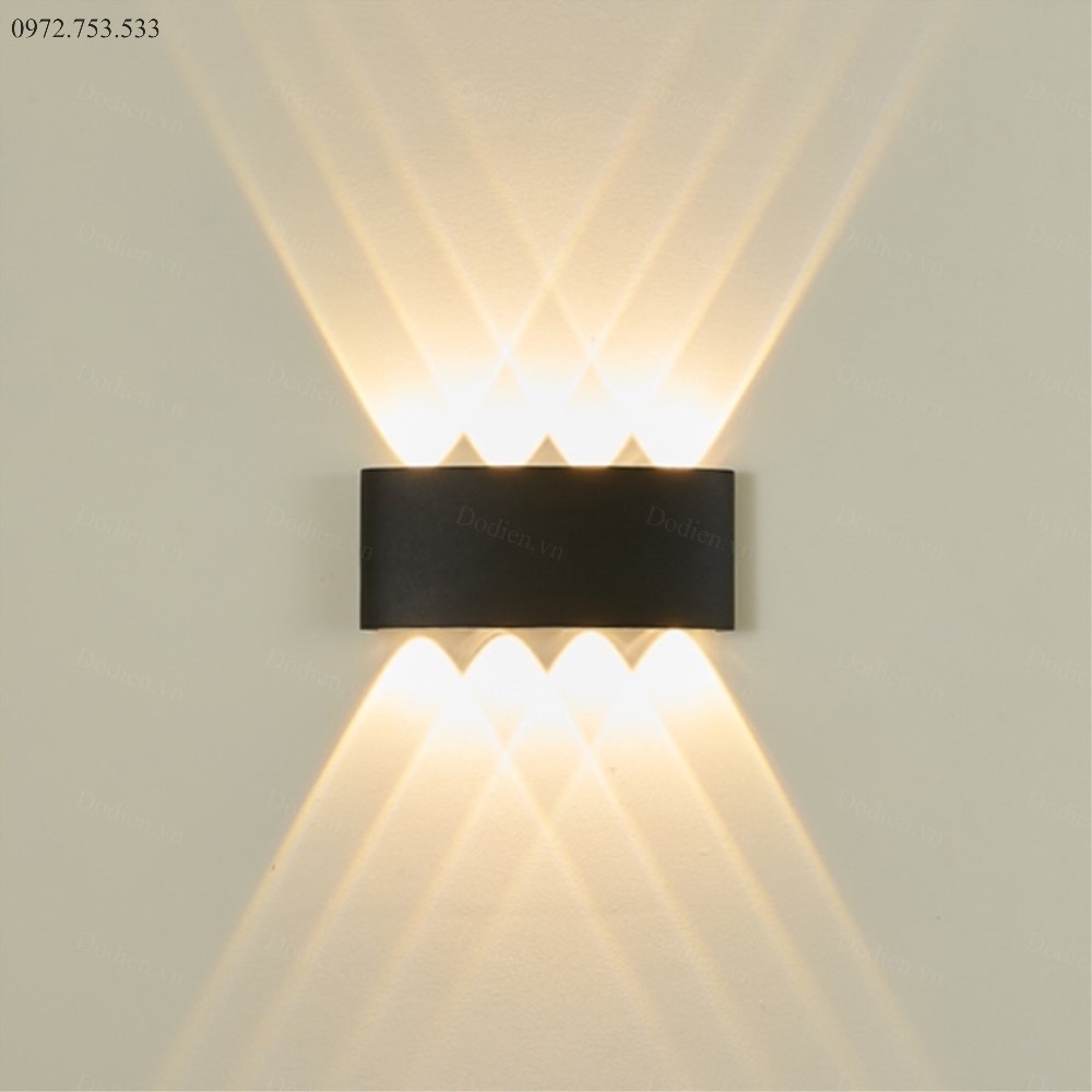 Đèn Tường LED đèn hắt chống nước 2 đều 8W Hiện Đại DT/10002-26